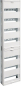 Preview: HAGER Verteilerfeld ZU37RK 7x12TE 250x1050x45mm m.Ausschn