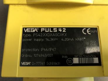 Preview: VEGA PULS 42 Radar Sensor Füllstandsmessung PS42.XXDXAGCVKX