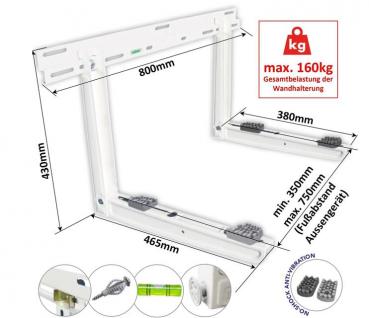 Preview: WANDKONSOLE-SET SG160 EVO bis 160kg