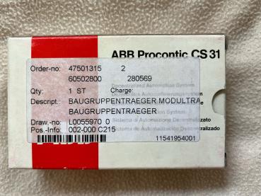 ABB Procontic CS31 ECZ Modulträger - neu
