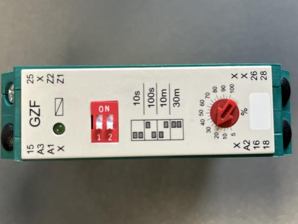 Dahms Zeitrelais GZF 011091 V2.4.1 - abfallverzögert ohne Hilfsspannung