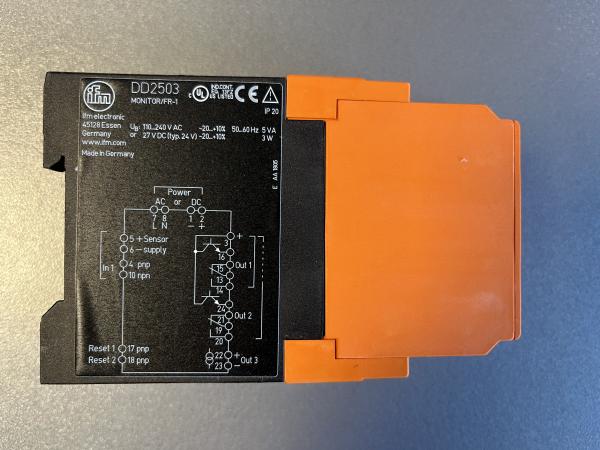 ifm DD2503 - Auswerteeinheit zur Drehzahlüberwachung - neu