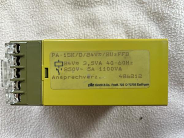 Pilz Zeitrelais PA-1SK/D/24VAC/2UzFFB - 486212 neu