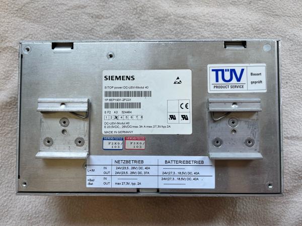 Siemens SITOP power CD-USV-Modul 40 - 6EP1931-2FC01 - gebraucht
