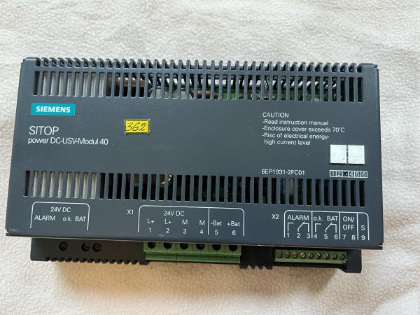 Siemens SITOP power CD-USV-Modul 40 - 6EP1931-2FC01 - gebraucht